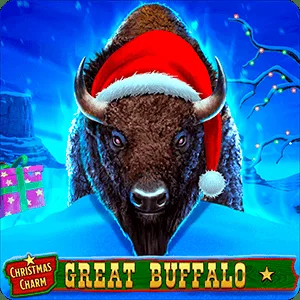 Great Buffalo Christmas Charm